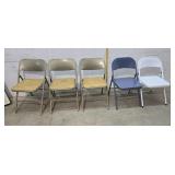 5 Folding Chairs
