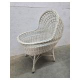 Decorative wicker crib