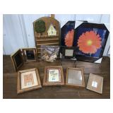 Perpetual  calendar, clock frame, picture frames