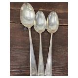 3 Signed Sterling Spoons