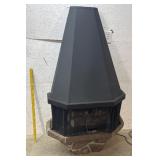 2 piece Electric fireplace