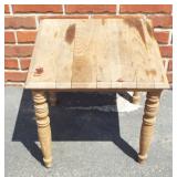 Vintage Small Table or Plant Stand. Need stain or