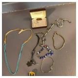 Jewelry,. Krementz 14 K gold overlay, water