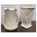 2 McCoy vases