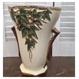 McCoy ivy pottery vase