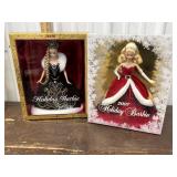 2 Holiday Barbies