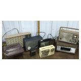 Radios & 8 track player- barn finds