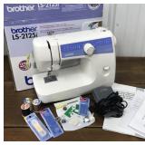 Brother LS-2125i sewing machine, thread, needles,