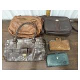 3 Purses And 2 Wallets
