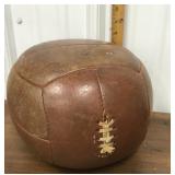 Vintage Leather Medicine Ball