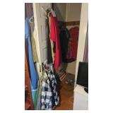 clothing in Back closet - Clean!! - 1 large bag