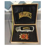 Marines Pocket, Knife, And Lighter Set