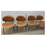4 Mid Century Style Chairs