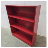 Red bookshelf 30"10"38"
