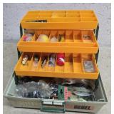 Tackle box with contents