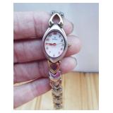 Beautiful Buliva Watch. Silver/gold tone band