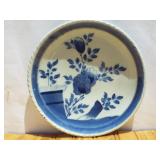 Nice Blue & White Hand Painted Antique Plate