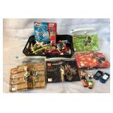 4 Lego Minecraft sets, Kinex, cars, figures *a