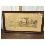 Frames Litho Winter scene