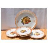 Cico Vintage Lattice Trim Cake & Dessert Plates