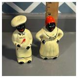 Vintage salt and pepper shaker set.