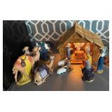 Nice Atlantic mold H M 10 nativity set.