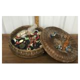 Basket full of buttons