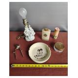 Vintage dresser-top finds etc