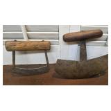 2 early Hand Forged choppers