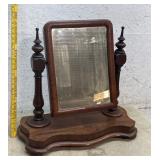 Walnut Shaving mirror
