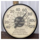 Vestal Asphalt Inc. outdoor thermometer *cover is
