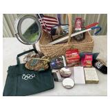 Basket full of surprises. Slinkyï¿½s rub, grippers,