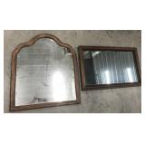 2 Vintage Mirrors