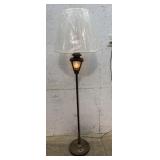 Floor lamp metal base