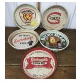 Beer trays- Ballantine, Gibbons, Knickerbocker,