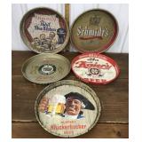 Beer trays- Pabst Blue Ribbon, Schmidtï¿½s, Prior,