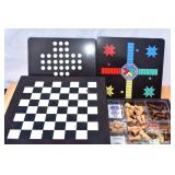12-in-1 Wood Game Center (unsure if complete)