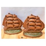 Vintage Burlwood "Constitution" Book Ends