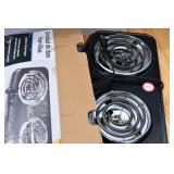 New Portable Electric Double Burner Stove Top.