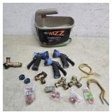 Hose ends, spreader