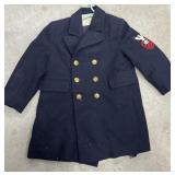 WWll ear navy pea coat Best & Co. Lilputian