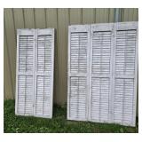 2 And 3  Folding Shutters 67"t