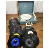 works - Emerson turn table record player with