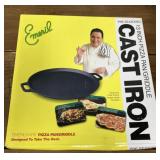 New Emeril Cast Iron 13 inch pizza pan/ griddle