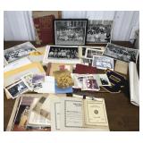 Yearbooks, class photos, cards etc