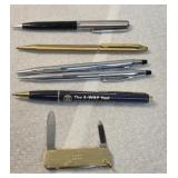 12k GF German pocket knife & pens - Cross,