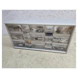 Parts cabinet with contents