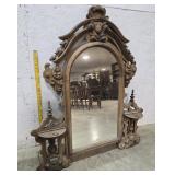 AMAZING Walnut Victorian mirror