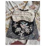 Antique & vintage garter, linens, etc