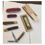 Pocket knives and sharpening stone